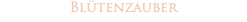 Blütenzauber